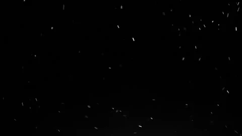 Falling snow.snow is falling slowly on a black background.night snowfall Stock Footage 167701461