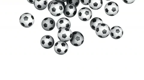 Falling soccerballs Vidéo 539728