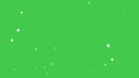 Falling Soft Glowing Particles Green Screen Video Overlay Stock Footage 344675164