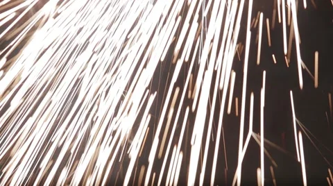 Falling sparks new Stock Footage 48935651