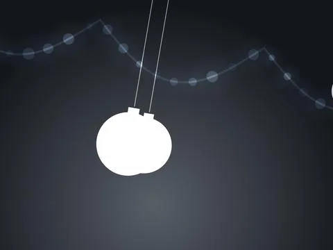 Falling Sphere with Data Line Stock Photos