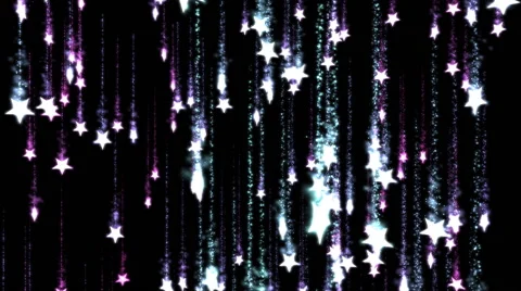 Falling Star Animation - Loop Stock Footage 42068696