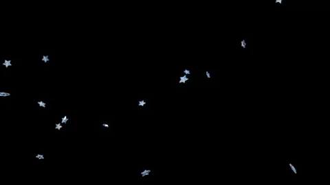 Falling Star with Diamond texture in black background Stock-Footage 114787161
