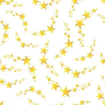 Falling star seamless pattern background. Business flat vector illustration.  스톡 일러스트