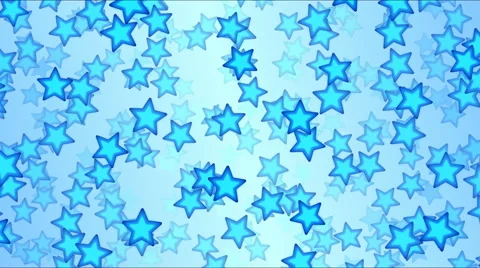 Falling Stars Animation - Loop Blue Stock Footage 49891198
