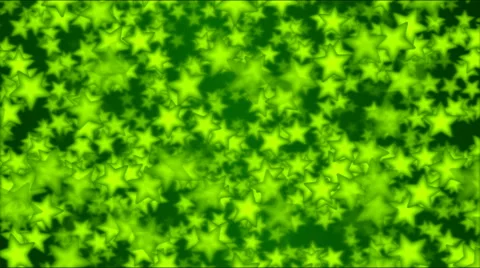 Falling Stars Animation - Loop Green Stock Footage 50093546