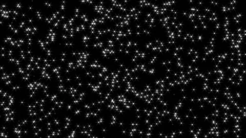 Falling stars on a black background. | Stock Video | Pond5