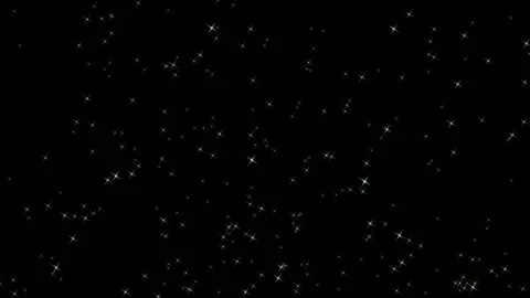 Falling stars in the black sky Video stock 87803566