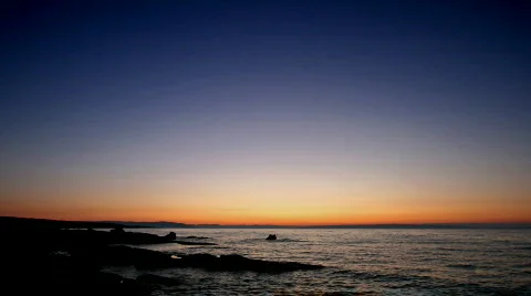 Falling stars dawn Stock Footage 830119