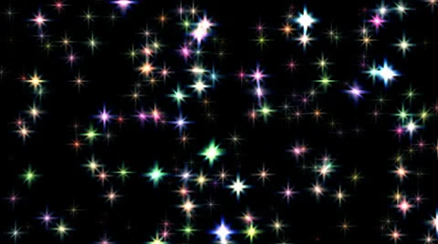 Falling Stars Stock Footage 25851457