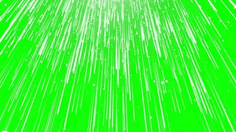 Falling stars on green screen background. 4K Animation (Chroma key). Stock-Footage 243744632
