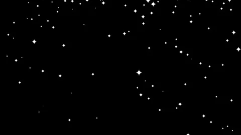 Falling stars motion graphics with dark background Stock Footage 124263616