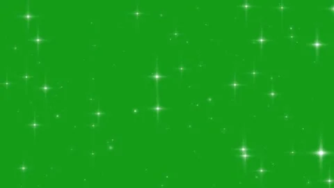 Falling stars motion graphics with green screen background Stock Footage 133623555