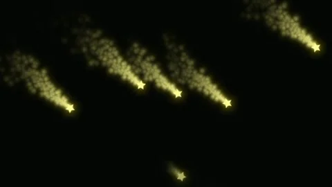 Falling Stars Particles Black background stock video footage Vidéo 276287478