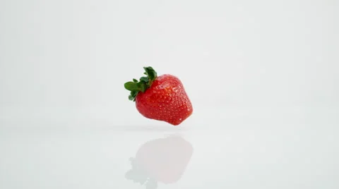Falling Strawberry Stock Footage 68840745