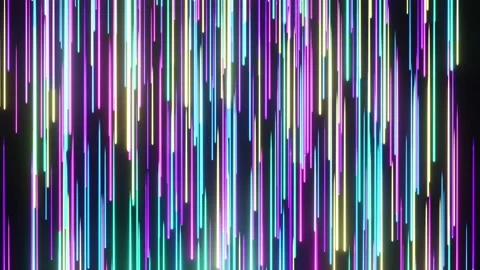 Falling Streaks Of Colorful Light Stock Footage 221450941