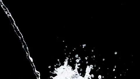 Falling Stream Of Water - 4 Stock Footage 69837521