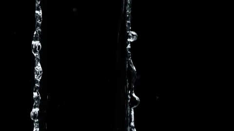 Falling Stream Of Water - 5 Stockbeeldmateriaal 69837864