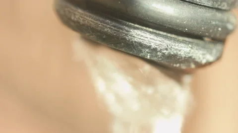 Falling tap water Stock Footage 40935482