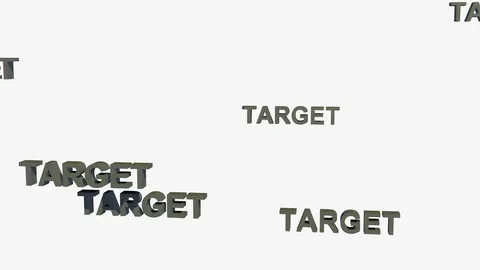 FALLING TARGET LOGOS Video stock 73108448