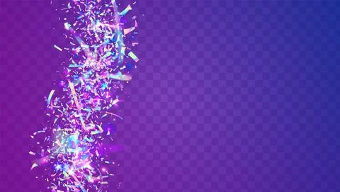 Falling Texture. Bright Foil. Carnival Background. Glitter Art. Stock Illustration