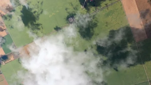 Falling through clouds Stock Footage