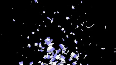 Falling Thumbs Up Shape Animation, 60fps, Social Media Reaction, Background Loop Stock-Footage 247490560