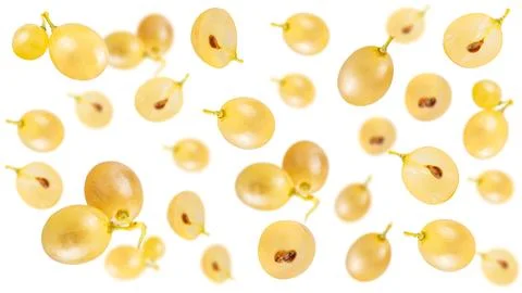 Falling tomato isolated on white background Stock Photos