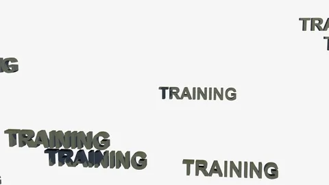FALLING TRAINING LOGOS Stock-Footage 72825751