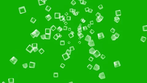 Cubes Falling Green Screen Stock Videos – Royalty-Free HD & 4K Videos ...