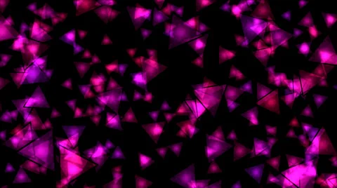 Falling Triangles - Loop Pink 스톡 동영상 35302769