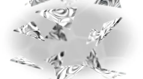Falling triangles.Seamless loop Stock Footage 46524562
