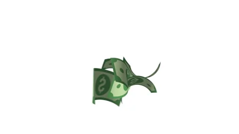 Falling US Dollar Bills Money Rain Видео 334714943
