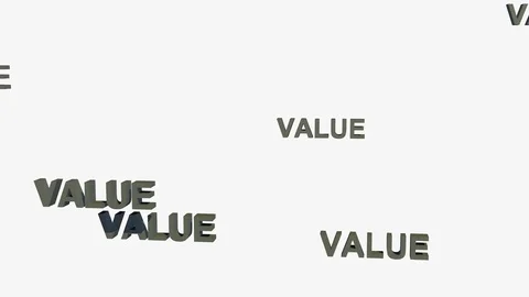 FALLING VALUE LOGOS Vídeos de archivo 72882813