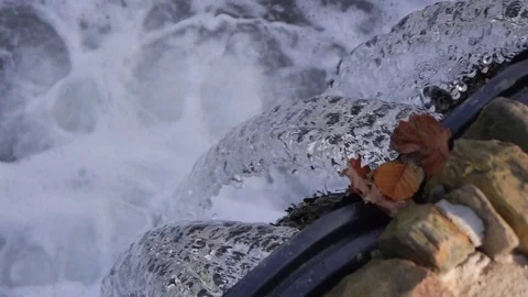 Falling water 1 Stock Footage 81813755