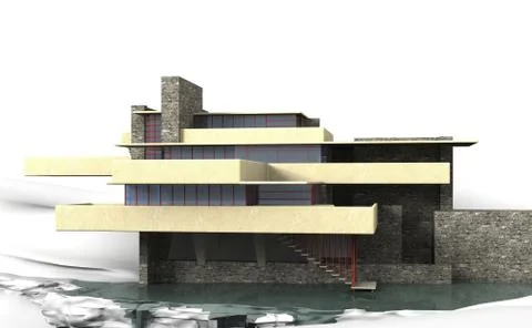 Falling water 7 Stock Illustration