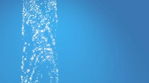 Falling water on a blue background 03 Stock Footage 40078092