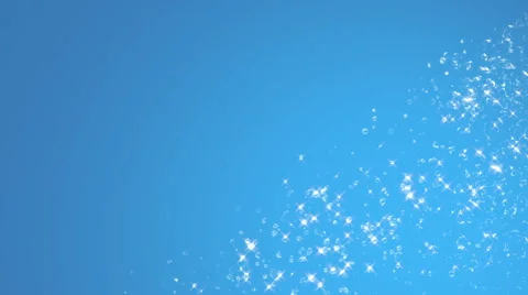 Falling water on a blue background 04 Stock Footage 40079597