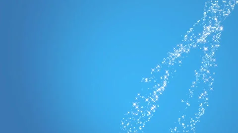 Falling water on a blue background 09 Stock Footage 40088547