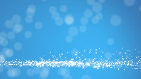 Falling water on a blue background 10 with particles Stock Footage 40088601