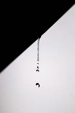 Falling water drop Stock Photos