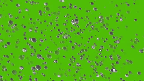 Falling Water Droplets on Green Screen Background Stock Footage 330920264