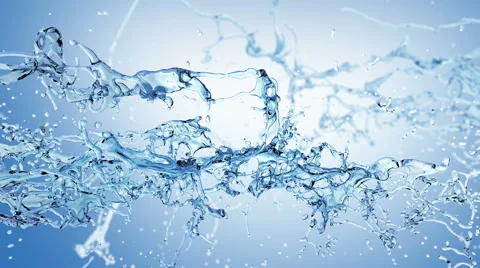 Falling water drops Video stock 50922424