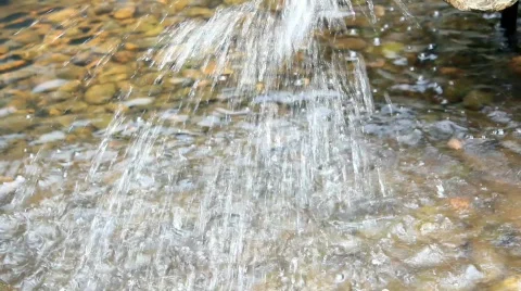 Falling Water Stock Footage 755783