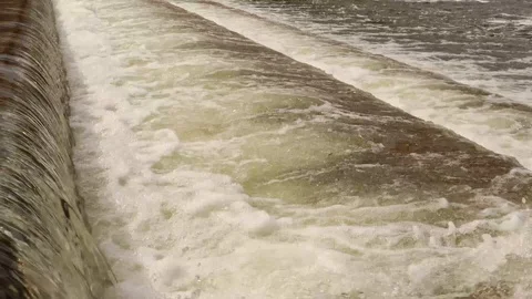 Falling water Stock Footage 129393354