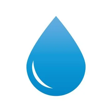 Falling water icon vector Stock Illustration