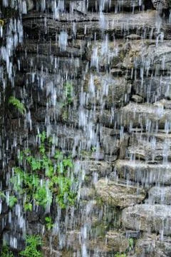 Falling water Stock Photos