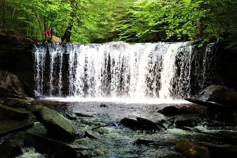 Falling water Stock Photos