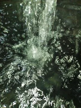 Falling water. Stock Photos