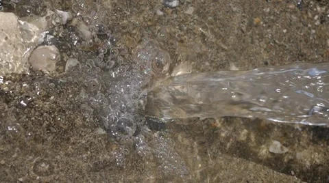 Falling water of source Stock Footage 8568236